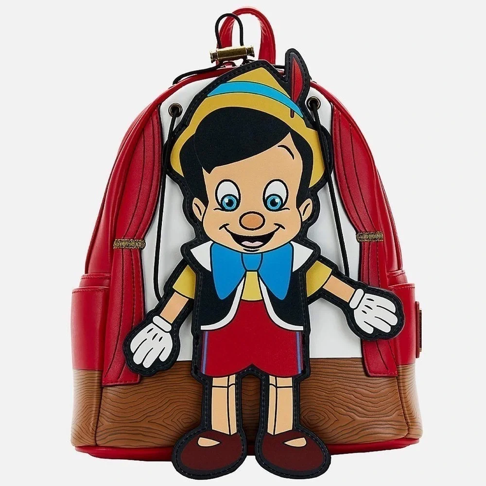 Disney Loungefly Pinocchio Marionette Moving Puppet Classic Mini Backpack